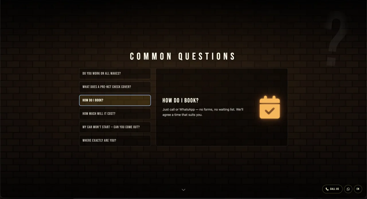 FAQ — neon-glow master-detail